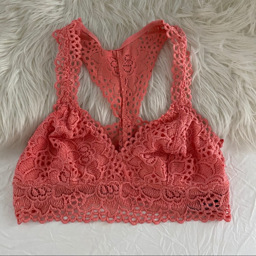 aerie razor back lace brallette